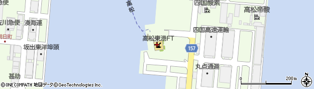 加茂谷運送株式会社高松港事務所周辺の地図