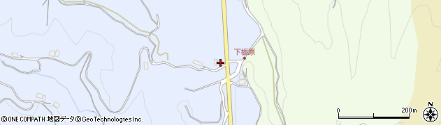 奈良県吉野郡下市町栃原21周辺の地図