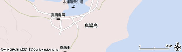 岡山県笠岡市真鍋島周辺の地図
