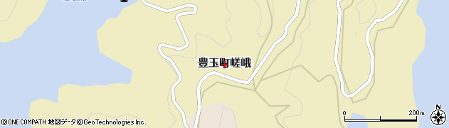 長崎県対馬市豊玉町嵯峨周辺の地図
