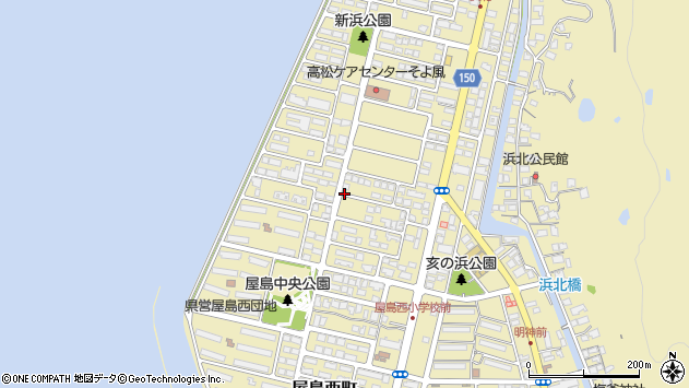 〒761-0113 香川県高松市屋島西町の地図