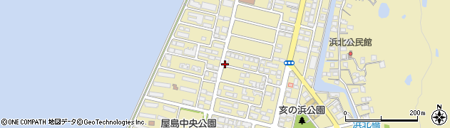 香川県高松市屋島西町周辺の地図