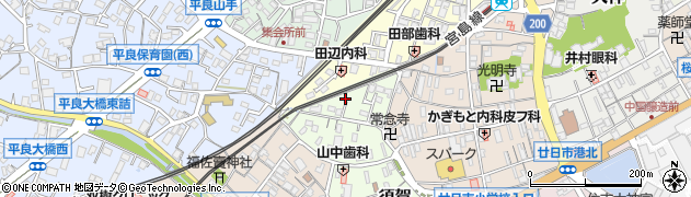 広島県廿日市市須賀1周辺の地図
