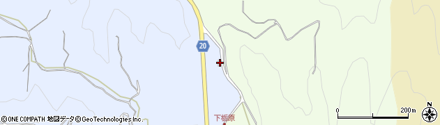 奈良県吉野郡下市町栃原1周辺の地図