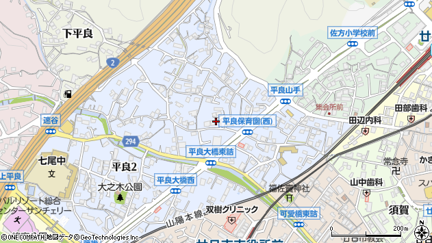 〒738-0025 広島県廿日市市平良の地図