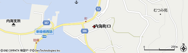広島県福山市内海町ロ周辺の地図