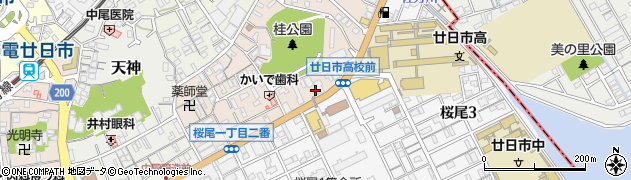 桜尾周辺の地図