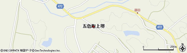 兵庫県洲本市五色町上堺周辺の地図