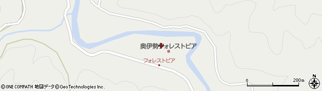 奥伊勢フォレストピア宮川山荘周辺の地図