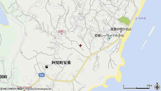 〒517-0507 三重県志摩市阿児町安乗の地図
