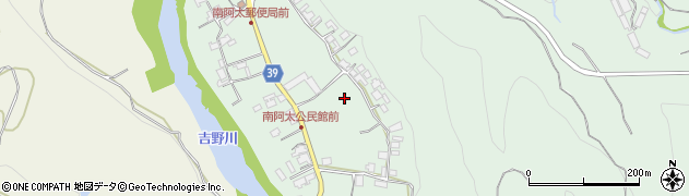 奈良県五條市滝町周辺の地図