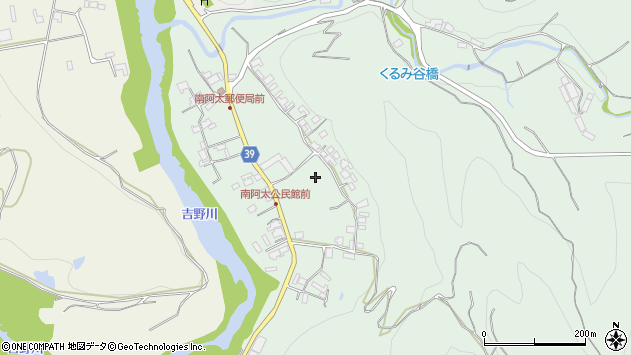 〒637-0024 奈良県五條市滝町の地図