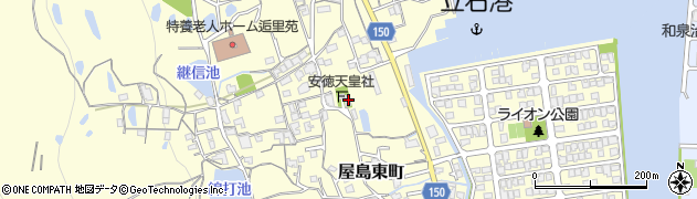 檀之浦自治会集会所周辺の地図
