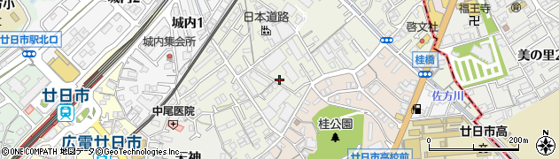 広島県廿日市市大東周辺の地図