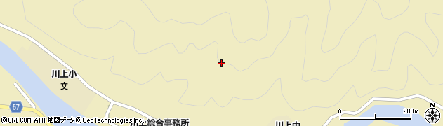 山口県萩市川上灰福周辺の地図