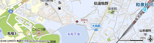 ダイコク　泉南店周辺の地図