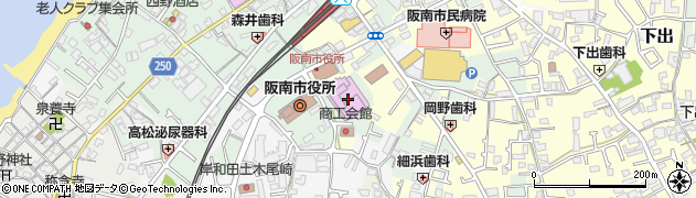阪南市立文化センター（サラダホール）　小ホール周辺の地図