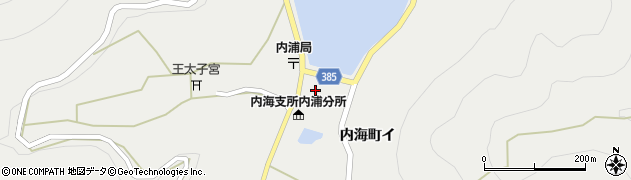 広島県福山市内海町（イ）周辺の地図