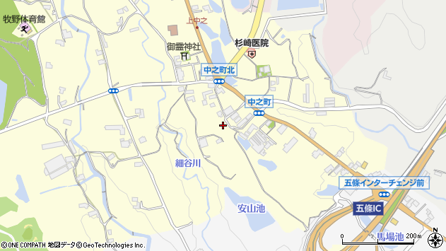 〒637-0082 奈良県五條市中之町の地図