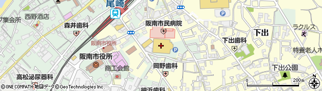 ｍａｎｄａｉ尾崎店周辺の地図