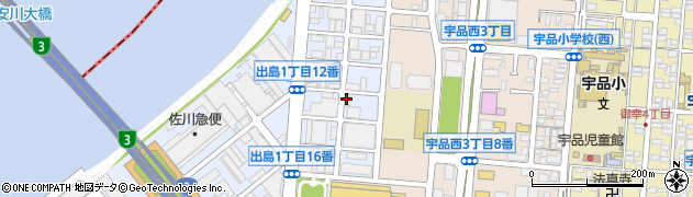 日本ミクニヤ株式会社広島支店周辺の地図