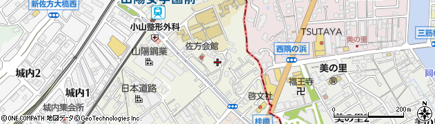 佐方本町第2公園周辺の地図