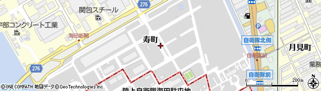 広島県安芸郡海田町寿町周辺の地図
