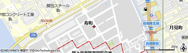 広島県海田町（安芸郡）寿町周辺の地図