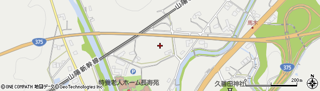 広島県東広島市西条町馬木周辺の地図