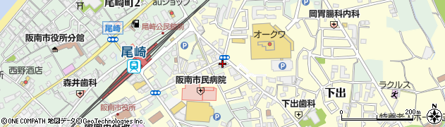 プラージュ尾崎店周辺の地図