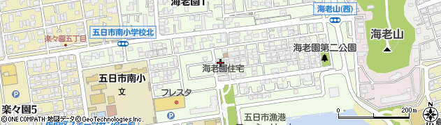 広島県住宅供給公社海老園住宅周辺の地図