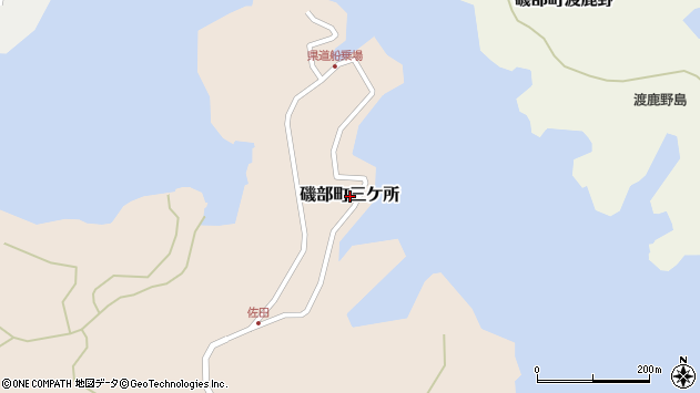 〒517-0211 三重県志摩市磯部町三ケ所の地図