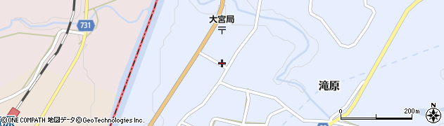 大紀町役場　中村集会所周辺の地図