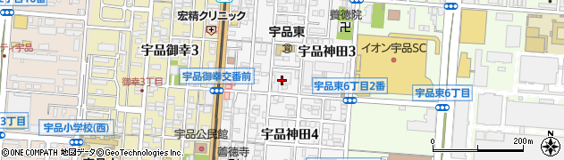 広島県広島市南区宇品神田周辺の地図