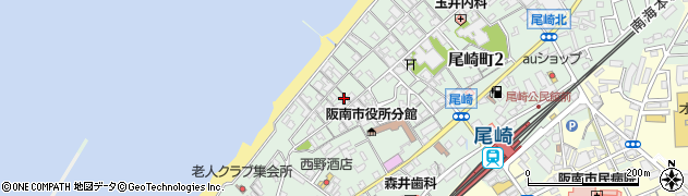 朝日新聞　サービスアンカー尾崎周辺の地図