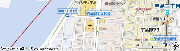 ＭＥＧＡドン・キホーテ宇品店周辺の地図