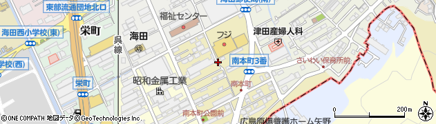 フローリスト・コザワフジ　海田店周辺の地図