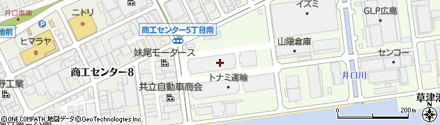 久留米運送株式会社　広島営業所周辺の地図
