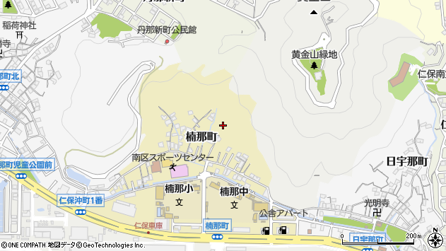 〒734-0032 広島県広島市南区楠那町の地図