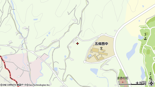 〒637-0077 奈良県五條市大沢町の地図