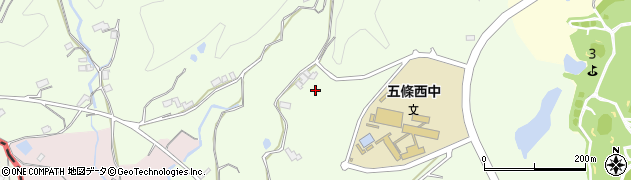 奈良県五條市大澤町周辺の地図