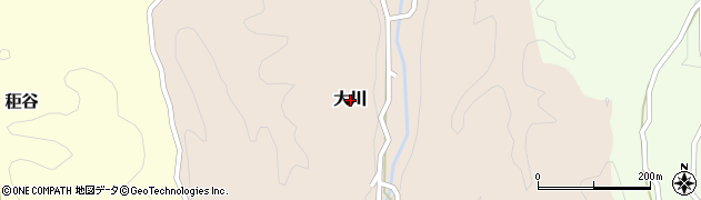大阪府貝塚市大川周辺の地図