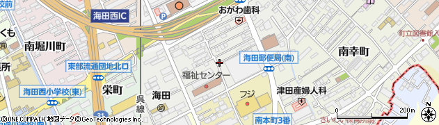 広島県安芸郡海田町日の出町周辺の地図