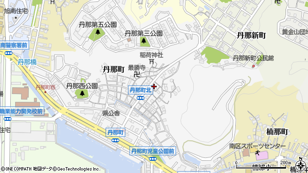 〒734-0034 広島県広島市南区丹那町の地図