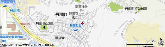 広島県広島市南区丹那町周辺の地図
