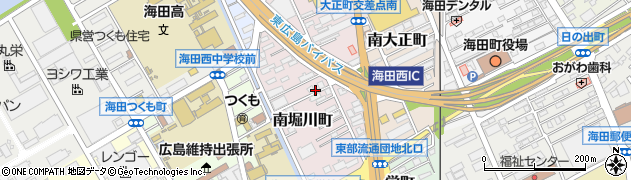 広島県海田町（安芸郡）南堀川町周辺の地図