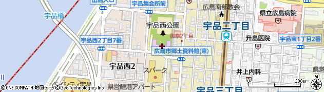 広島市郷土資料館周辺の地図