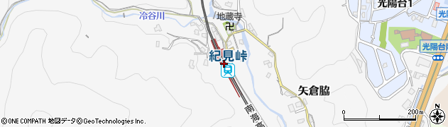 紀見峠駅周辺の地図