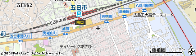 広島県広島市佐伯区吉見園2周辺の地図