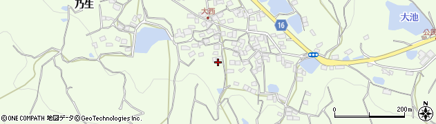 香川県坂出市王越町乃生654周辺の地図